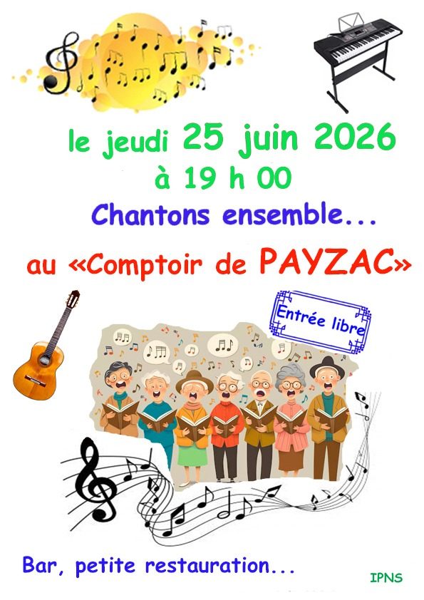 Affiche de CHANTONS ENSEMBLE à Payzac