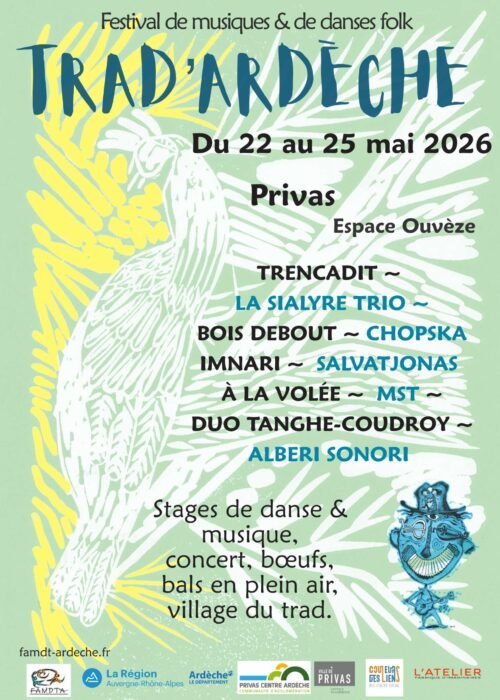 Affiche du festival Trad'Ardèche