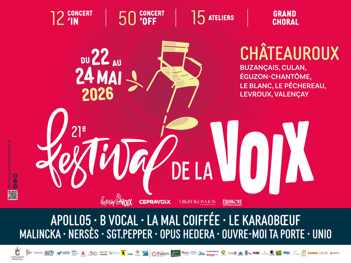 Affiche du festival Festival de la Voix
