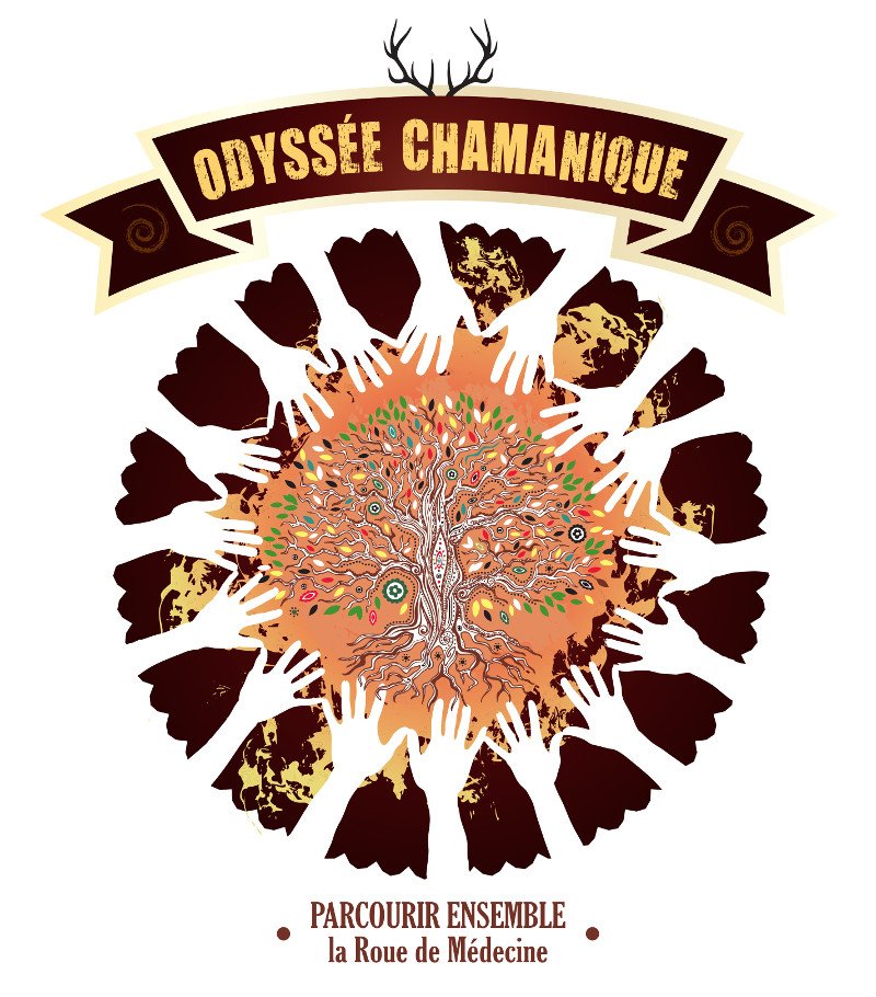 Affiche du festival Odyssée Chamanique