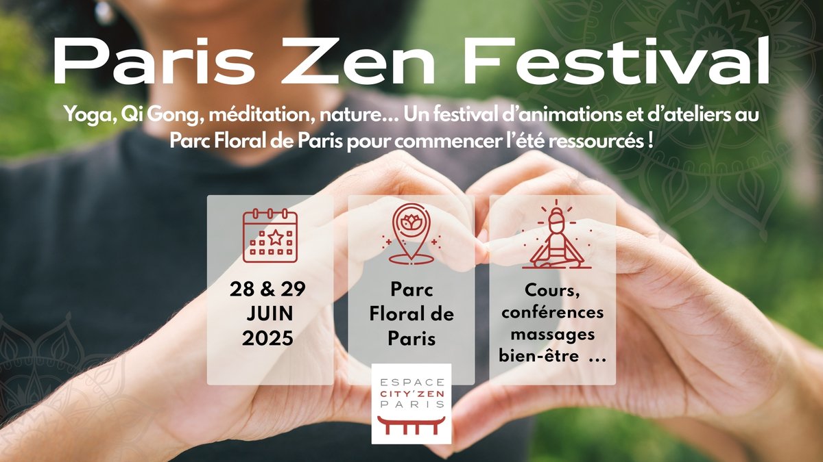 Affiche du festival Paris Zen Festival