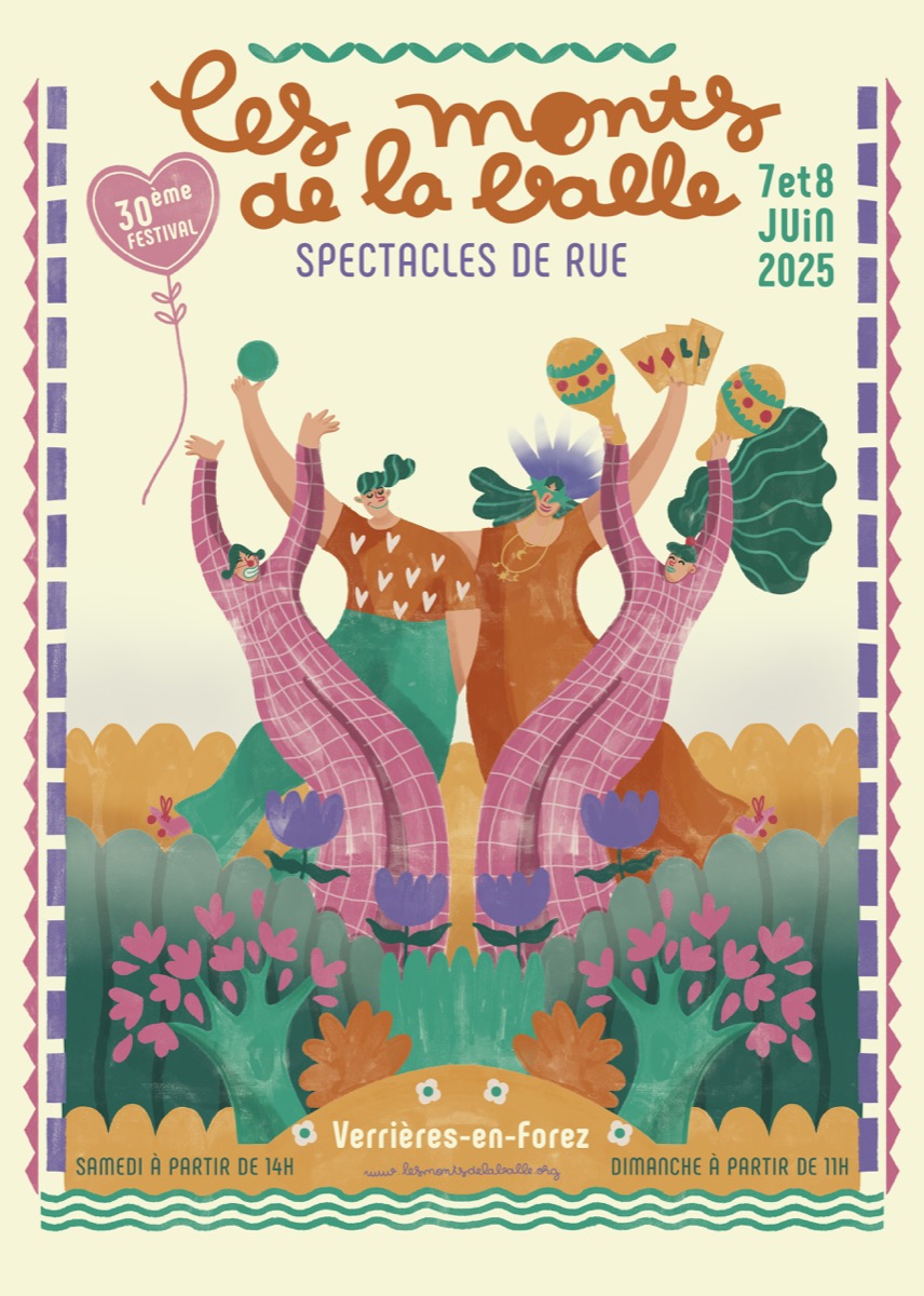 Affiche du festival Les Monts de la Balle
