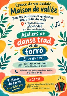 Ateliers danse trad et forró
