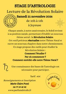 Stage d'astrologie
