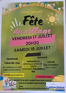 Fête du village de lablachère