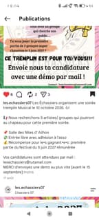Soirée tremplin musical