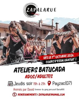 Ateliers batucada