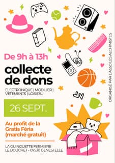 Gratis féria - collecte de