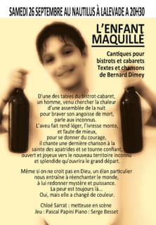 L'enfant maquillé