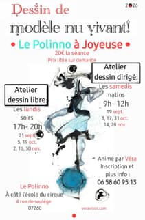 Atelier dessin modèle nu