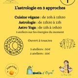 Astro, cuisine végane et yoga
